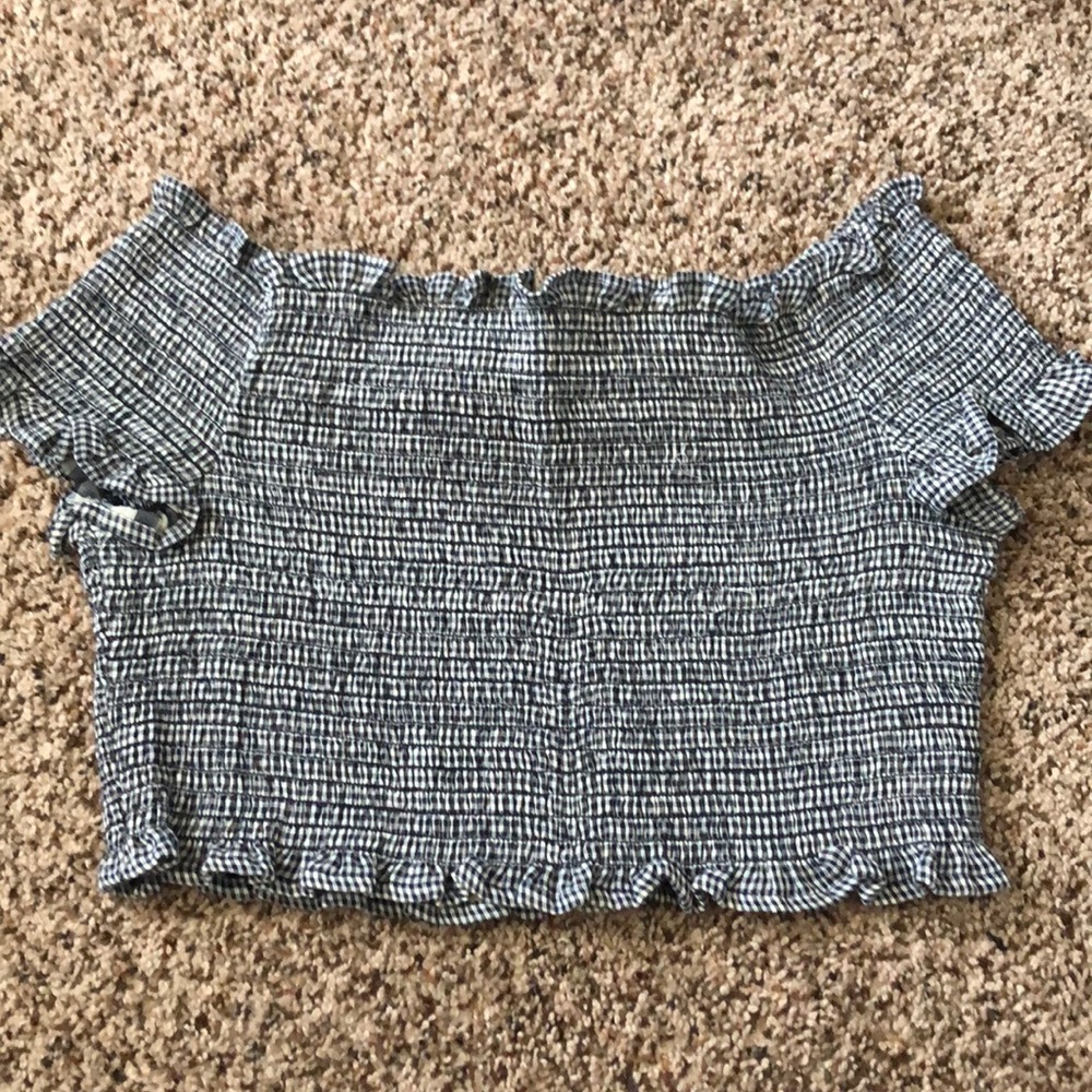 Urban Outfitters cropped smock top